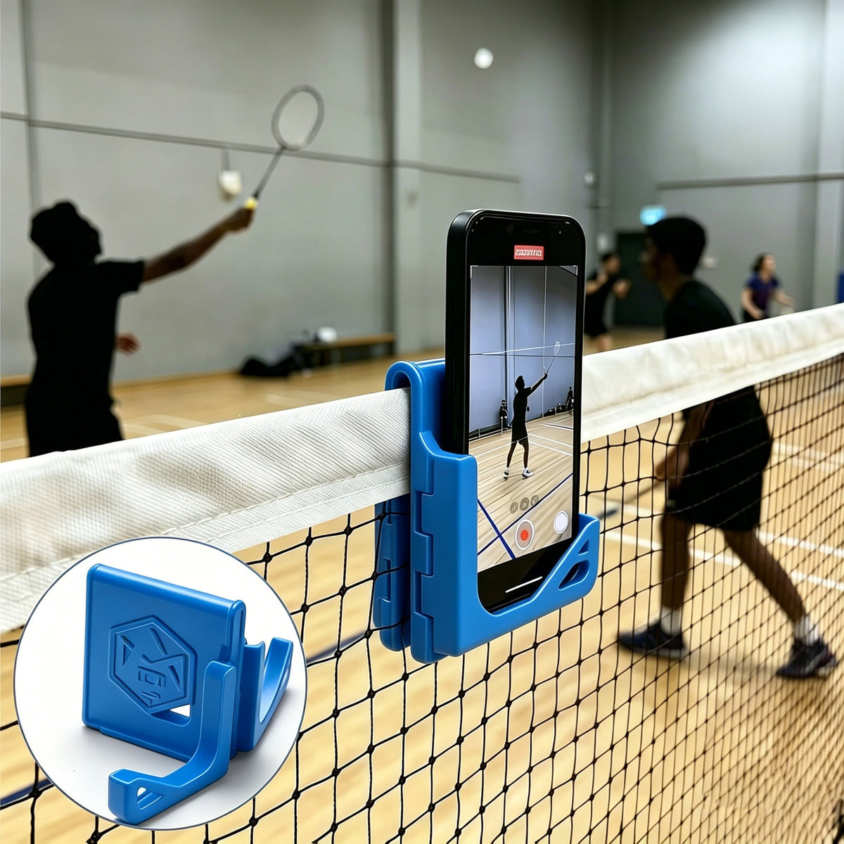 Adjustable Tennis Camera Phone Holder – Foldable 3D Printed Phone Mount with Multi-Angle Viewing