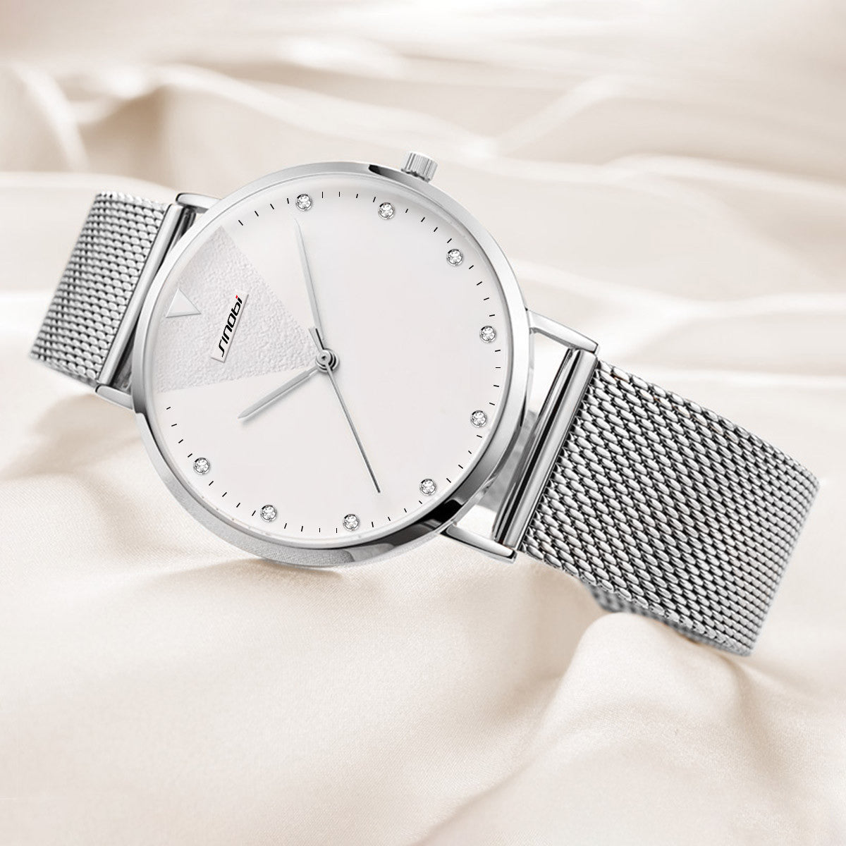 SINOBI Women's Luxury Quartz Watch – Minimalist 32mm Dial Timepiece