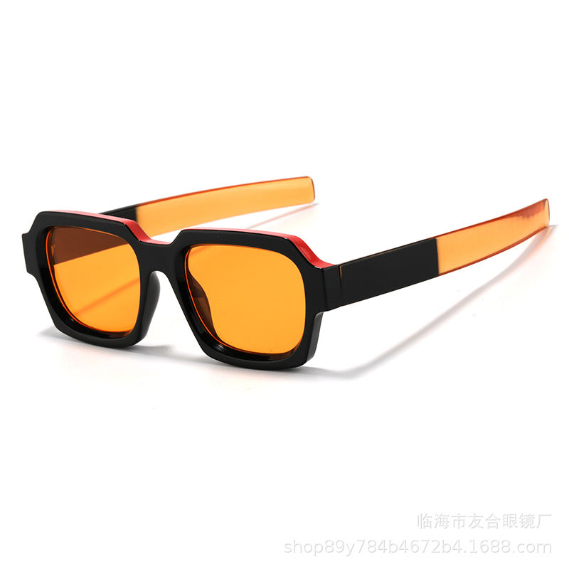 Fashion classic colorful fashion party Sun cross-border foreign trade trend street shot versatile retro sunglasses cool glasses
