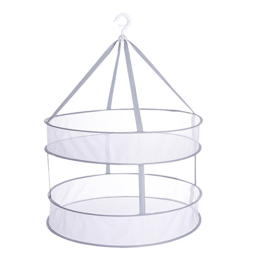 Household Clothes Drying Basket Clothes Drying Net Bag Underwear Socks Deformation-resistant Drying Artifact Balcony Foldable Storage Clothes Drying