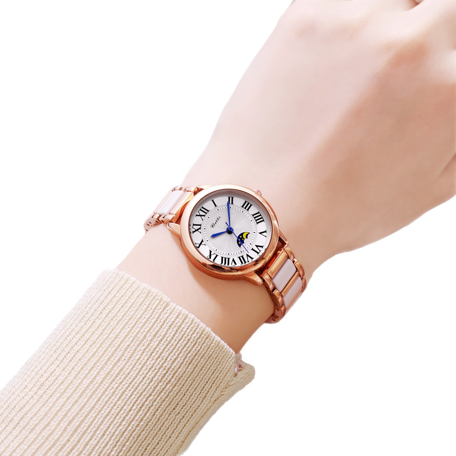 BELBI Women's Ceramic Quartz Watch