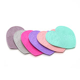 Heart-Shaped Silicone Makeup Brush Cleaning Mat - 4 pieces