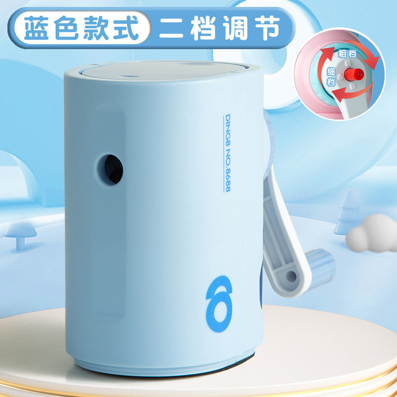 Kulomi Pencil Sharpener Primary School Student Pencil Sharpener Hand-cranked Automatic Pencil Sharpener Durable Pencil Sharpener