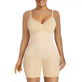 European and American Cross-Border Foreign Trade Hot-Selling Shapewear Sexy High-Elastic Zipper Strap Waist-Slimming Body-Shaping Jumpsuit for Women