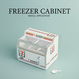 7-Eleven Mini Magnetic Freezer Toy – Simulation Dollhouse Appliance, Fridge Magnet Decor