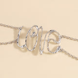 LOVE Letter Pendant Necklace – Trendy Hip-Hop Statement Jewelry for Women