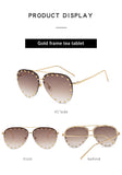 Retro Aviator Rivet Sunglasses for Men & Women | UV-Protective Trendy Eyewear