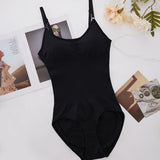 Women's Belly Tinting and Hip-lifting Shaping Sling Back Underwear with Chest Pad