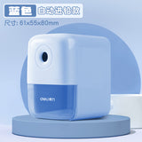 Deli Automatic Pen-Feeding Manual Pencil Sharpener with Multiple Settings for Students, Cartoon Style, Wholesale
