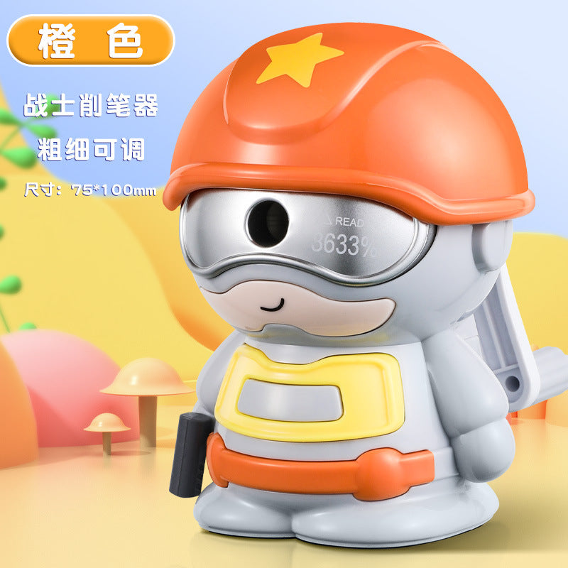 Kulomi Pencil Sharpener Primary School Student Pencil Sharpener Hand-cranked Automatic Pencil Sharpener Durable Pencil Sharpener