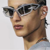 [Metro Spider] Tech Geometric Sunglasses