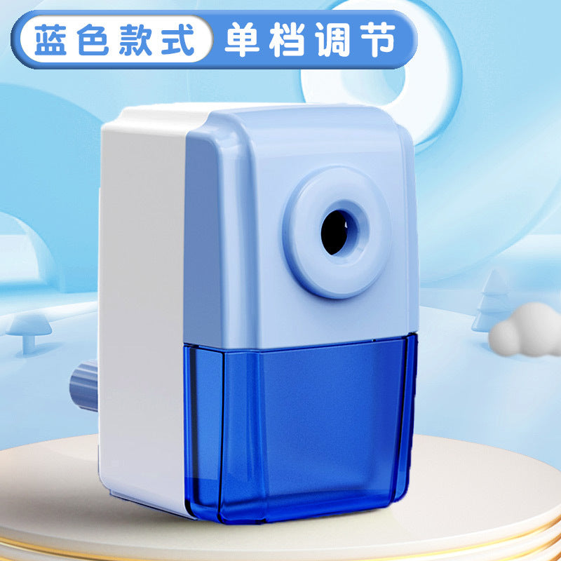 Kulomi Pencil Sharpener Primary School Student Pencil Sharpener Hand-cranked Automatic Pencil Sharpener Durable Pencil Sharpener