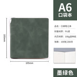 A7 Portable Pocket Notebook in Stock, Blank Stampable Notebook, Cultural and Creative Souvenir Notebook for Tourist Attractions and Museums, Customizable