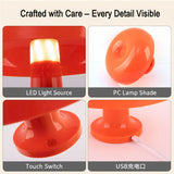 USB-Powered Lotus Mushroom Art Deco Lamp