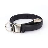 Women’s Fashion Metal Buckle Belt – Stylish Korean-Style Jeans Belt for Everyday Outfits