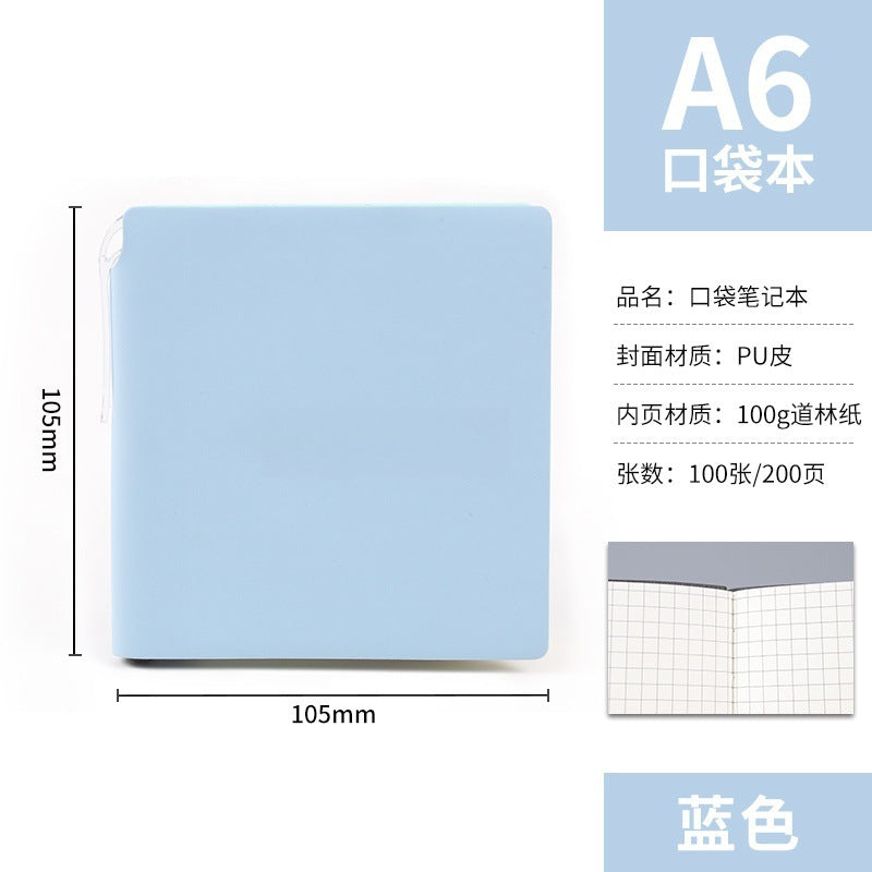 A7 Portable Pocket Notebook in Stock, Blank Stampable Notebook, Cultural and Creative Souvenir Notebook for Tourist Attractions and Museums, Customizable