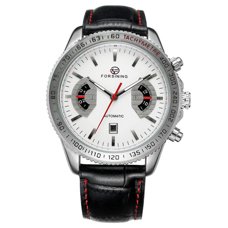 Men's Mechanical Tourbillon Watch – Month & Moon Phase Display