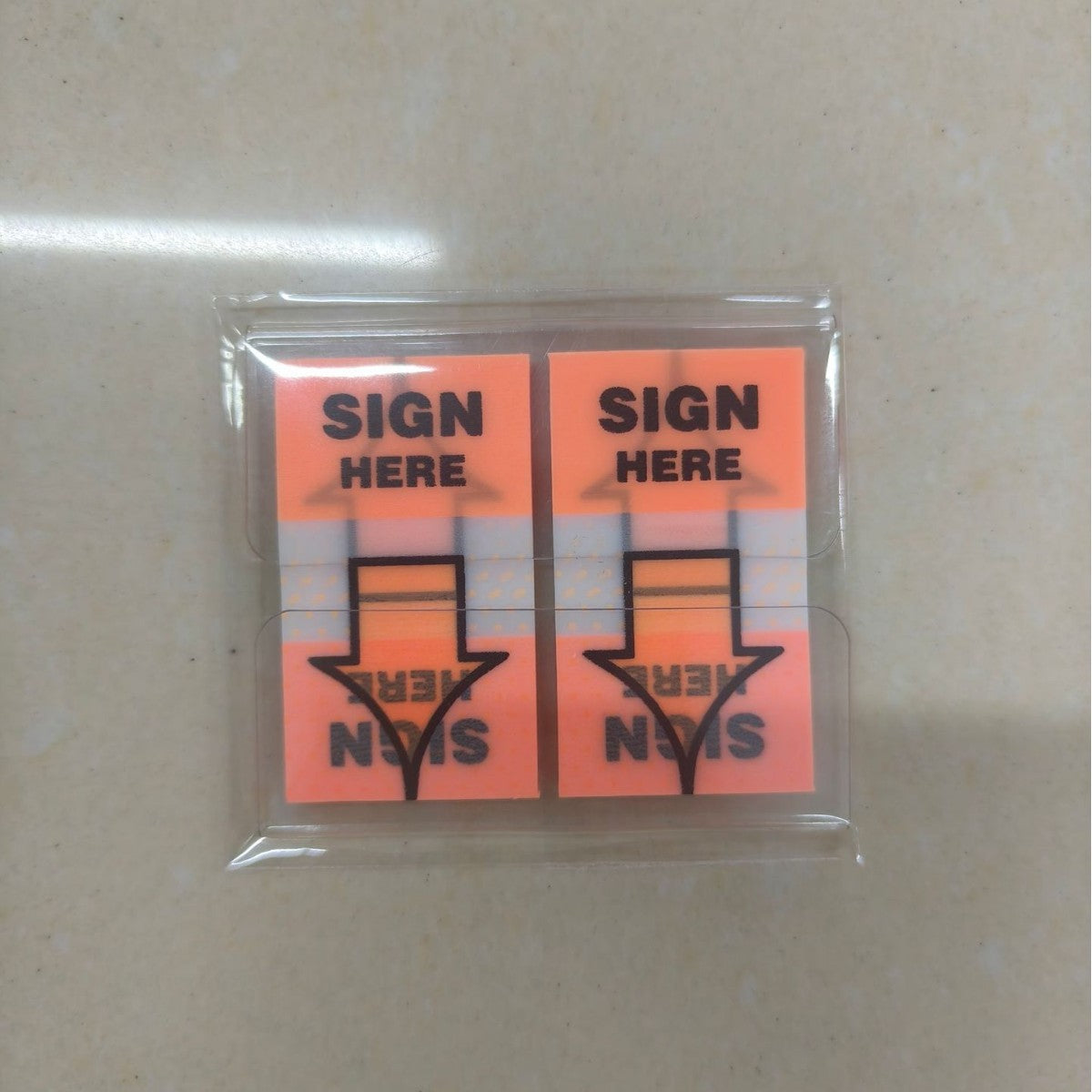 Withdrawable Newspaper Stickers Contract Documents Indicating Label Stickers SIGN HERE Arrows Classification Index Stickers Post-it Stickers
