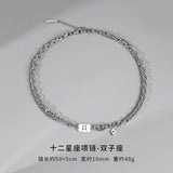 Men’s trendy Zodiac Necklace – Cuban Chain Jewelry