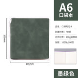 A7 Portable Pocket Notebook in Stock, Blank Stampable Notebook, Cultural and Creative Souvenir Notebook for Tourist Attractions and Museums, Customizable
