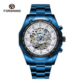 Forsining Men's Automatic Mechanical Watch – Business Style, Steel Band