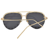 Retro Aviator Rivet Sunglasses for Men & Women | UV-Protective Trendy Eyewear
