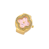 BOZHI Luxury Four-Leaf Clover Ring Watch – Diamond Quartz Finger Watch
