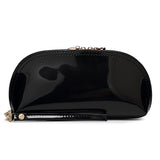 Patent Leather Clutch Bag Women's Cosmetic Bag Korean Style Mini Clutch Banquet Coin Purse Mobile Phone Shell Lipstick Zipper Small Bag