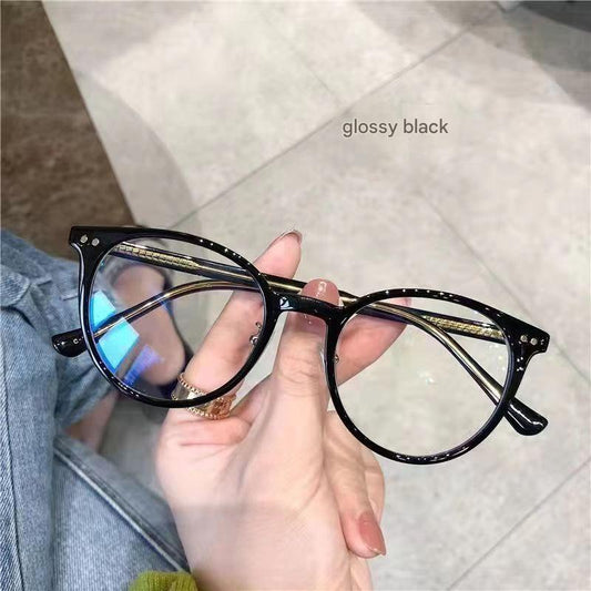 Korean Retro Full-Frame Anti-Blue Light Glasses – Unisex Optical Eyewear