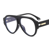 Chic Gradient Lens Eyewear – Vintage-Inspired Oval Glasses for Men & Women