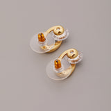 Irregular Pearl Drop Earrings for Women – Retro Copper Silver Needle Jewelry