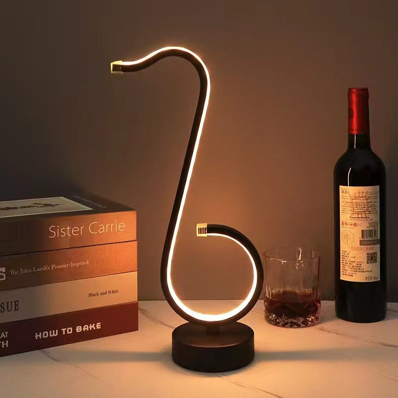 Simple LED Rechargeable Table Lamp - Eye Protection Night Light