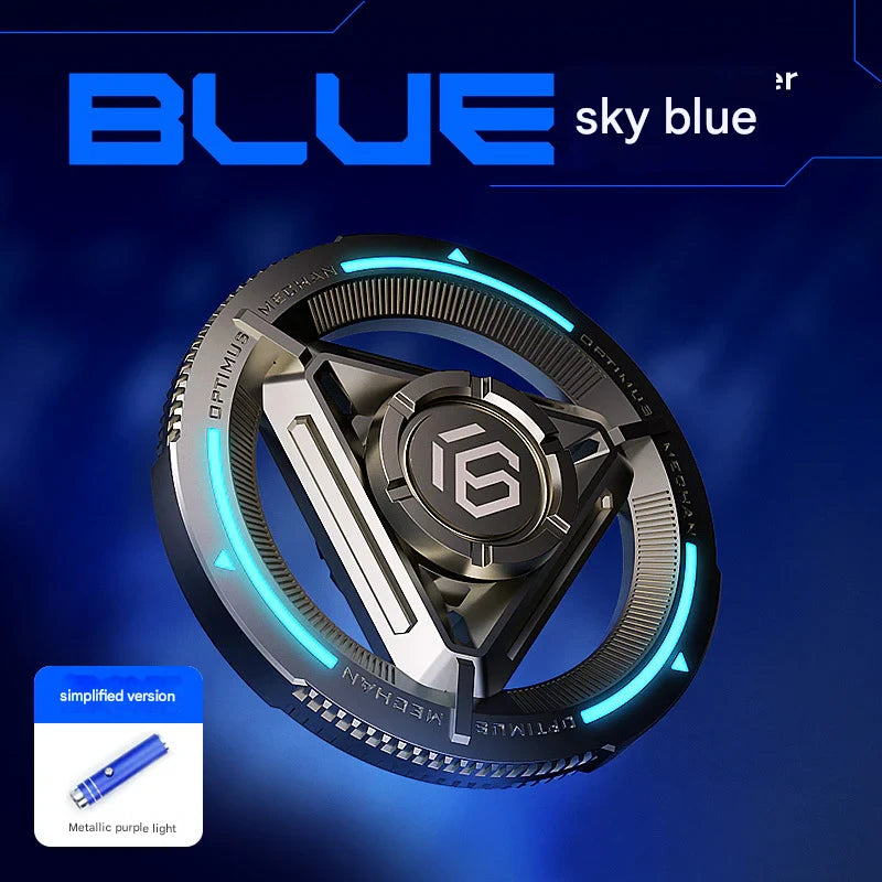 Luminous Metal Fidget Gyro – Advanced EDC Spinner for Kids & Adults