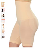 Tummy Control and Butt-Lifting Pants for Women, Seamless High-Waisted Safety Shorts, Tummy Control and Butt-Lifting Shapewear Pants, Super Strong Tummy Control Pants