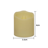 Flameless LED Candles Set – Battery-Operated, Flickering Lights for Weddings & Events