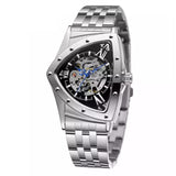 Forsining Men's Skeleton Automatic Watch – Fashion Diamond Dial Mechanical Timepiece