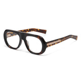 Ysat3016 New Business Acetate Plain Mirror European and American Simple Oval Frame Glasses Cross-Border Versatile Decoration