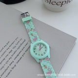 Cartoon Fashion Children's Quartz Watch – Cute Jelly Silicone, Fresh & Unisex