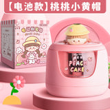 Carba bear electric pencil sharpener pencil sharpener for primary school students pencil sharpener pencil sharpener high color value ins