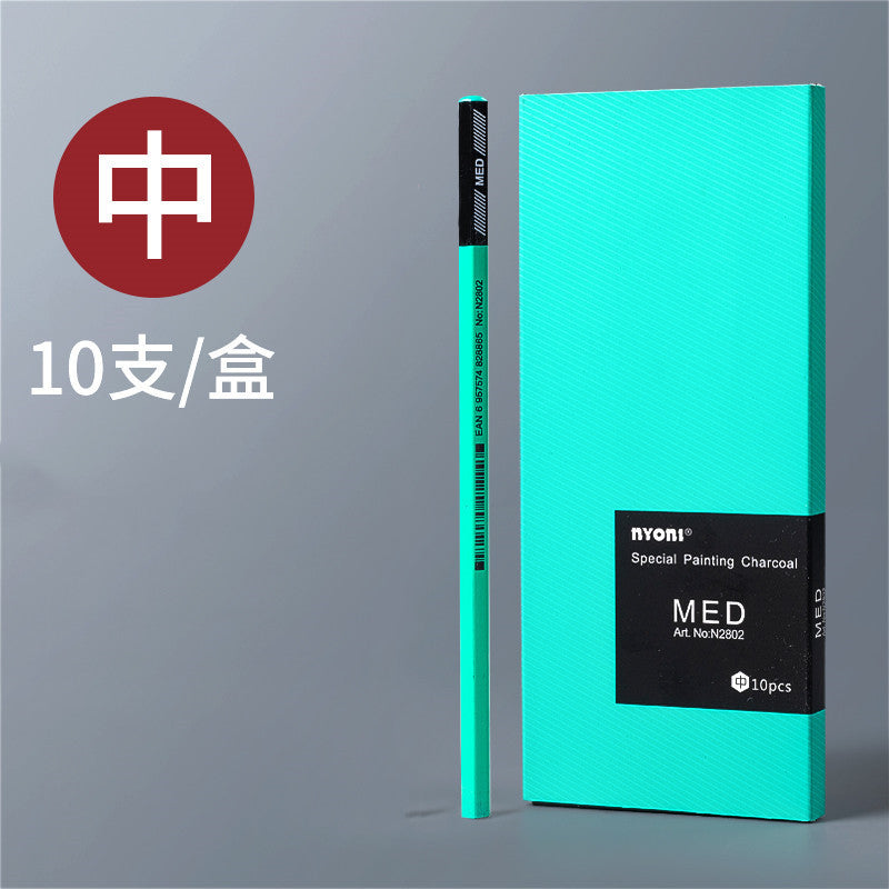 Nioni charcoal pen suit art student sketch sketch soft carbon pencil wholesale medium carbon painting combination special carbon pen
