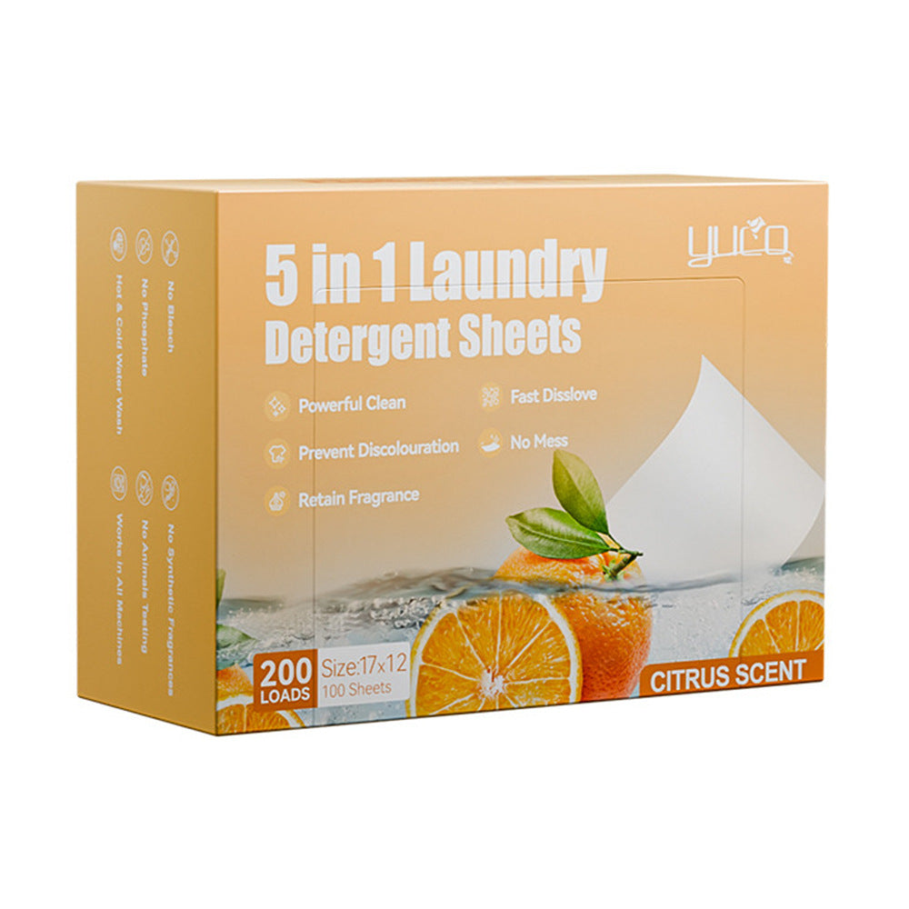 Ultra-Concentrated Laundry Tablets, Cleaning Tablets, Laundry Detergent Tablets, Cross-Border Export, Long-Lasting Fragrance, Citrus Fruit Scent, Cleaning and Decontamination Tablets