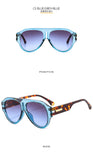 Chic Gradient Lens Eyewear – Vintage-Inspired Oval Glasses for Men & Women
