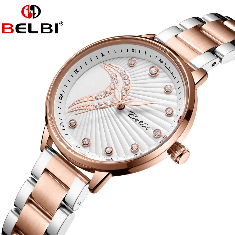 BELBI Women's Stainless Steel Quartz Watch
