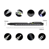 Multitool Pen Set – 9-in-1 LED Screwdriver, Bottle Opener & Touchscreen Stylus Gift Tool