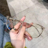 Korean Retro Full-Frame Anti-Blue Light Glasses – Unisex Optical Eyewear