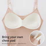 Women's Belly Tinting and Hip-lifting Shaping Sling Back Underwear with Chest Pad