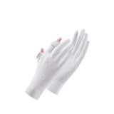 Sun Protection Gloves for Women, Uv Protection, Driver's Ice Silk Anti-Slip Gloves for Cycling, Driving, and Riding, Upf50+