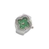 BOZHI Luxury Four-Leaf Clover Ring Watch – Diamond Quartz Finger Watch