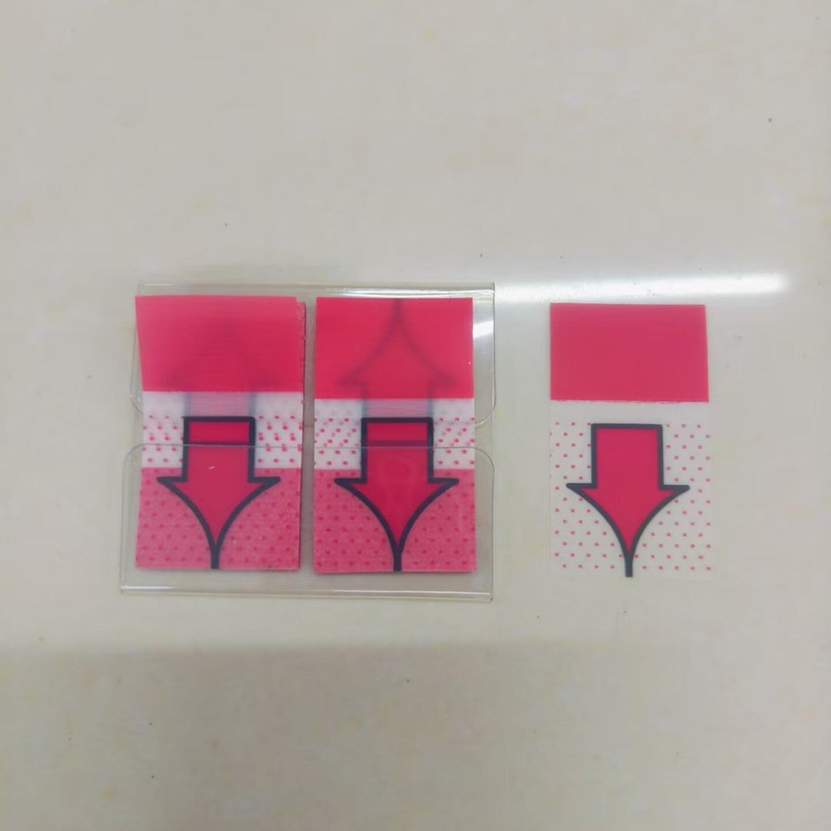 Withdrawable Newspaper Stickers Contract Documents Indicating Label Stickers SIGN HERE Arrows Classification Index Stickers Post-it Stickers