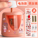 True Color Pencil Sharpener, Automatic Pencil Sharpener, Special Electric Pencil Sharpener for Children and Primary School Students, Rechargeable Pencil Sharpener